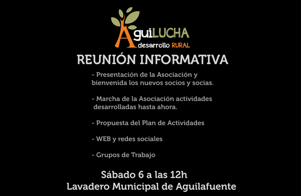 REUNION INFORMATIVA DIA 6 JULIO