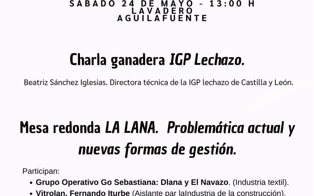 Sábado 24/05 MESA REDONDA – LA LANA